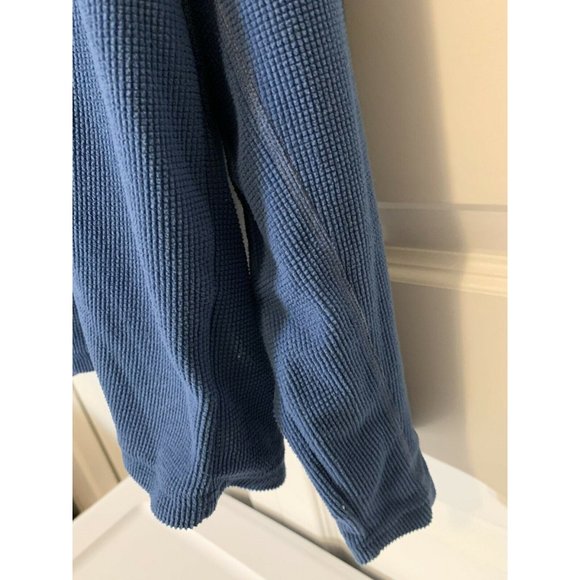 Nike ACG Vintage 1/4 Zip Men’s Sz L Fleece Pullover Blue Embroidered Logo - Picture 5 of 6